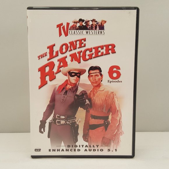THE LONE RANGER TV Classic Westerns 6 Episode DVD Full Screen - Picture 1 of 5